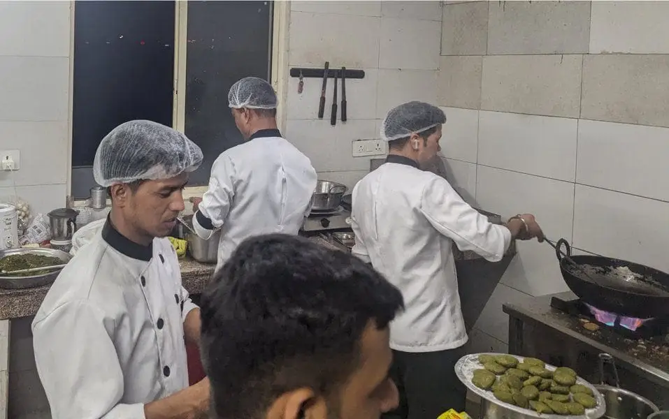 The Commune kitchen team cooking