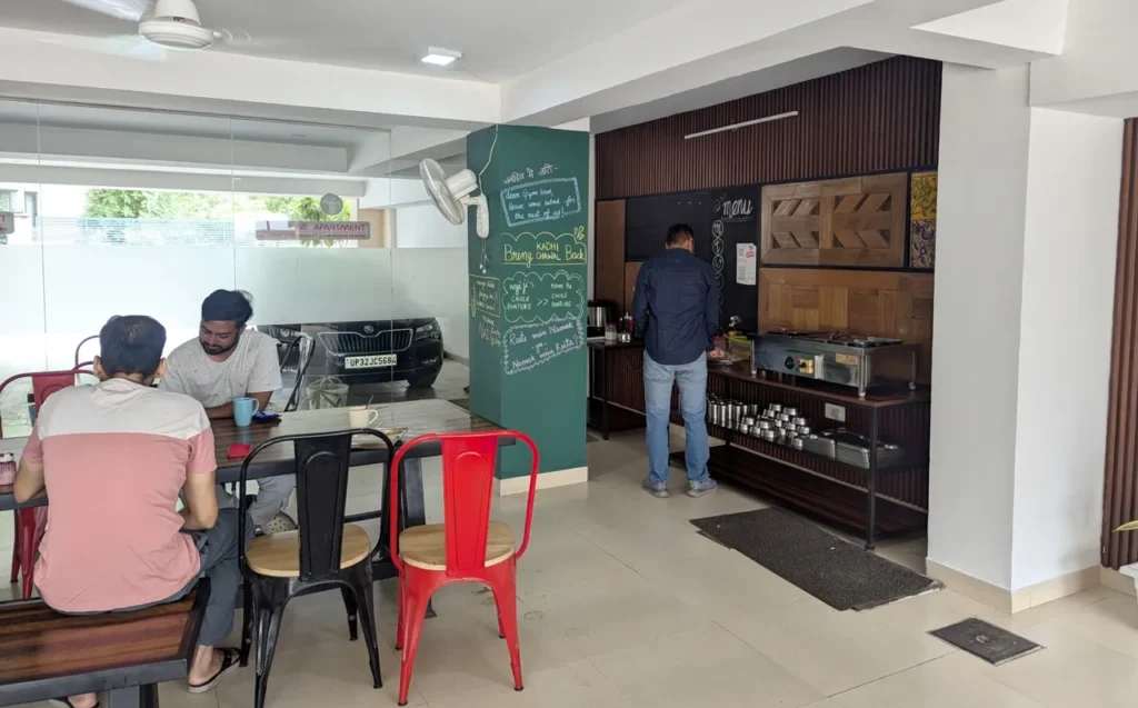 Work-from-home friendly co-living space with Wi-Fi at Commune, Gurgaon